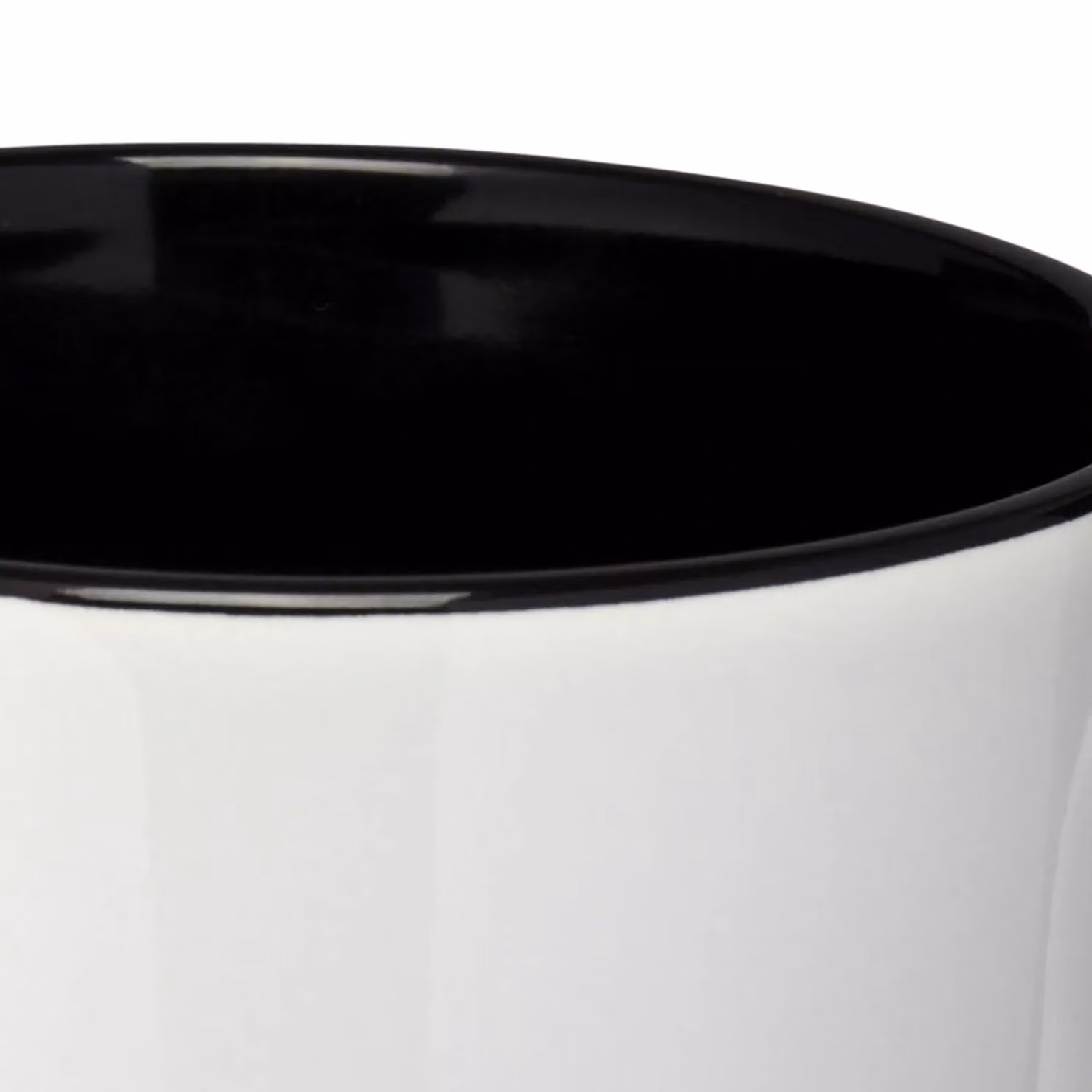 Bullet Aztec Geometric Ceramic Mug in White and Black, W: 8.4 cm, H: 8.8 cm – 2