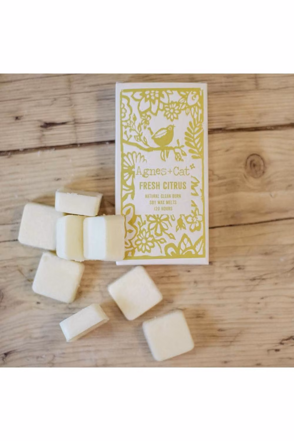 Agnes & Cat Fresh Citrus Soy Wax Melts, Box of 8, White – 2