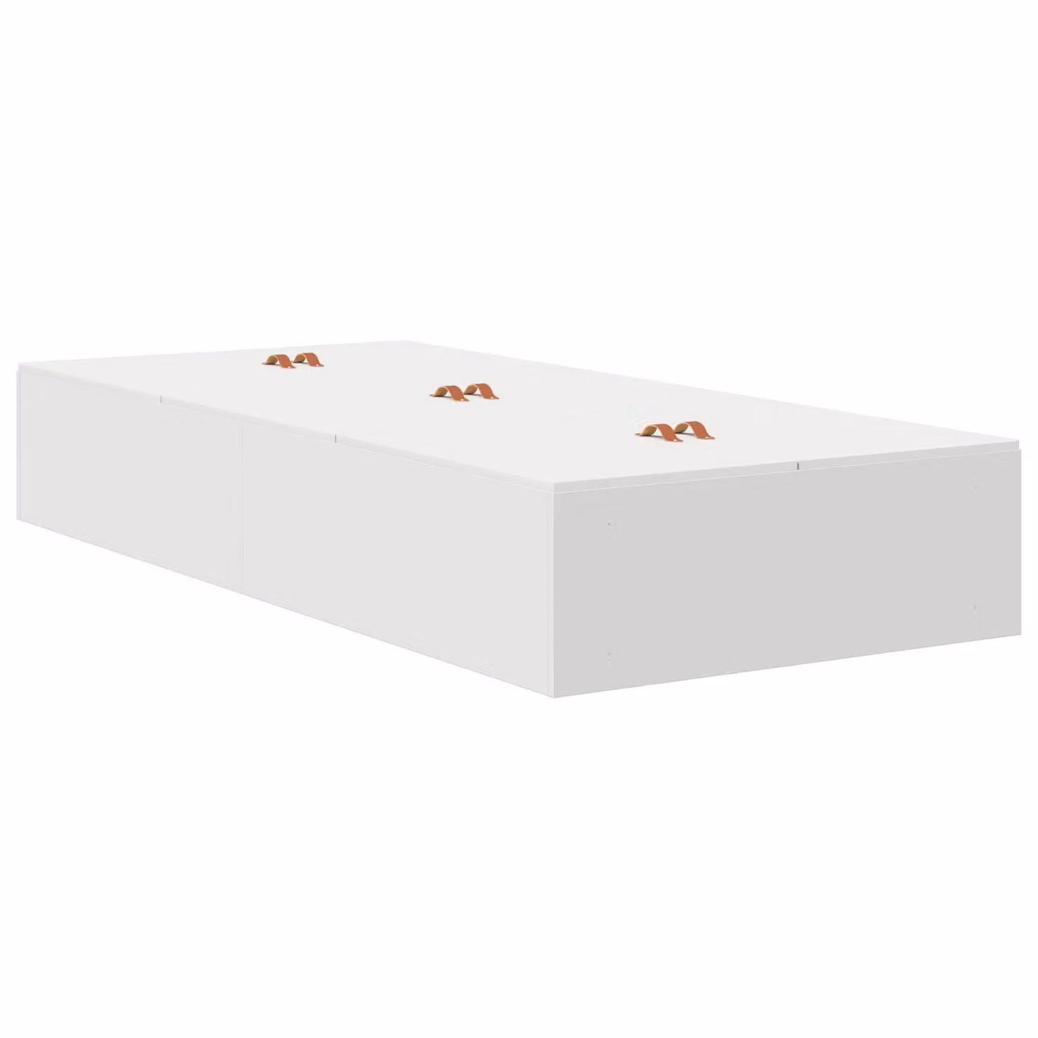 Berkfield Home Modern White Storage Bed Frame with Lift Up Base, W/D/H: 90 x 200 cm – 2