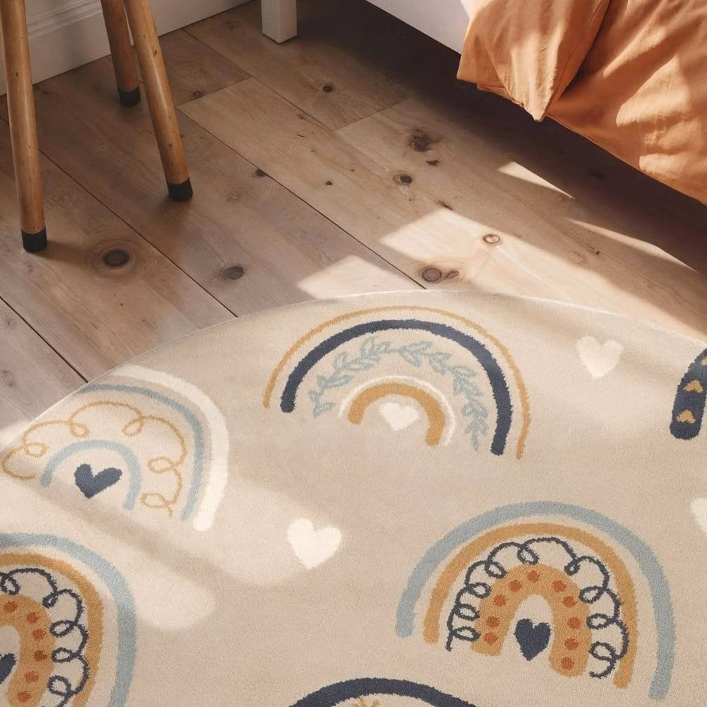 THE RUGS Adventures Kids Bowie Rug in Beige and Multicolour, W: 160 cm, L: 235 cm – 2