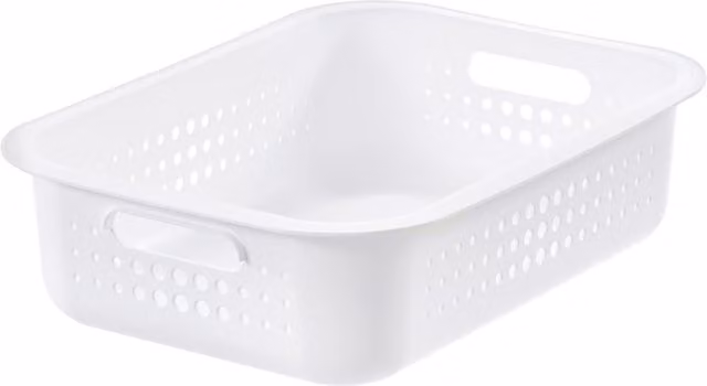 SmartStore Stackable Plastic Storage Box, 6 l, White