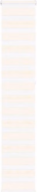 Berkfield Home Zebra Blind in Marble Beige, Polyester Fabric, W: 45 cm, H: 230 cm