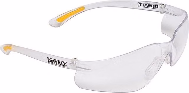 DeWalt Contractor Pro Toughcoat Safety Glasses in Clear