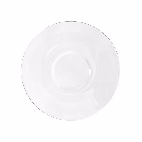 Bormioli Rocco Easy Bar Glass Tea Saucer Set, 12 Piece, Transparent, Diameter: 14 cm