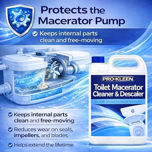 Pro-Kleen Toilet Macerator Cleaner and Descaler, Fresh Blue, 5 l – 2