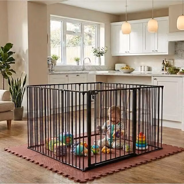 Safetots Play Den in Black with Green Soft Foam Play Mat