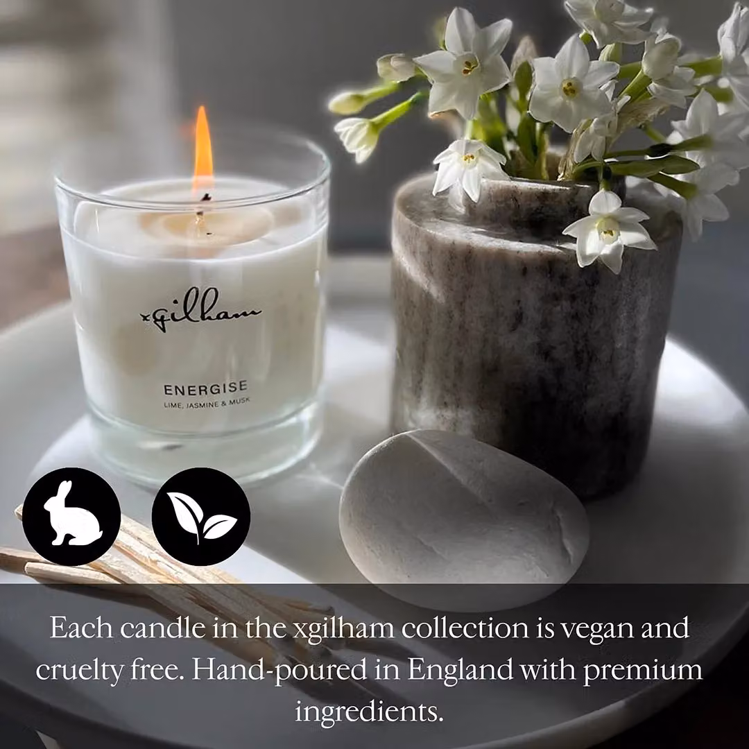xgilham Fresh Scented Votive Candle in White, 200g – 5