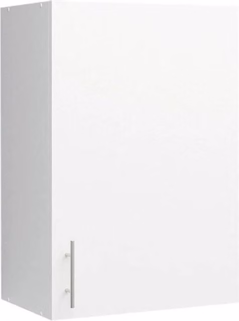 FORGEVIO Greta White Matt Kitchen Wall Unit with Hinged Doors and Internal Shelves