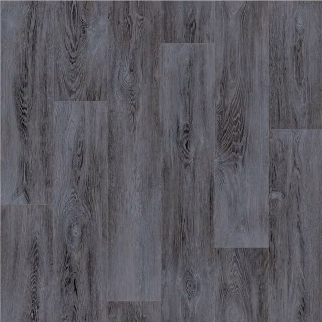 Sirius Grey Wood Effect Sheet Vinyl Flooring, 2.6mm Thickness, W: 100 cm, L: 300 cm