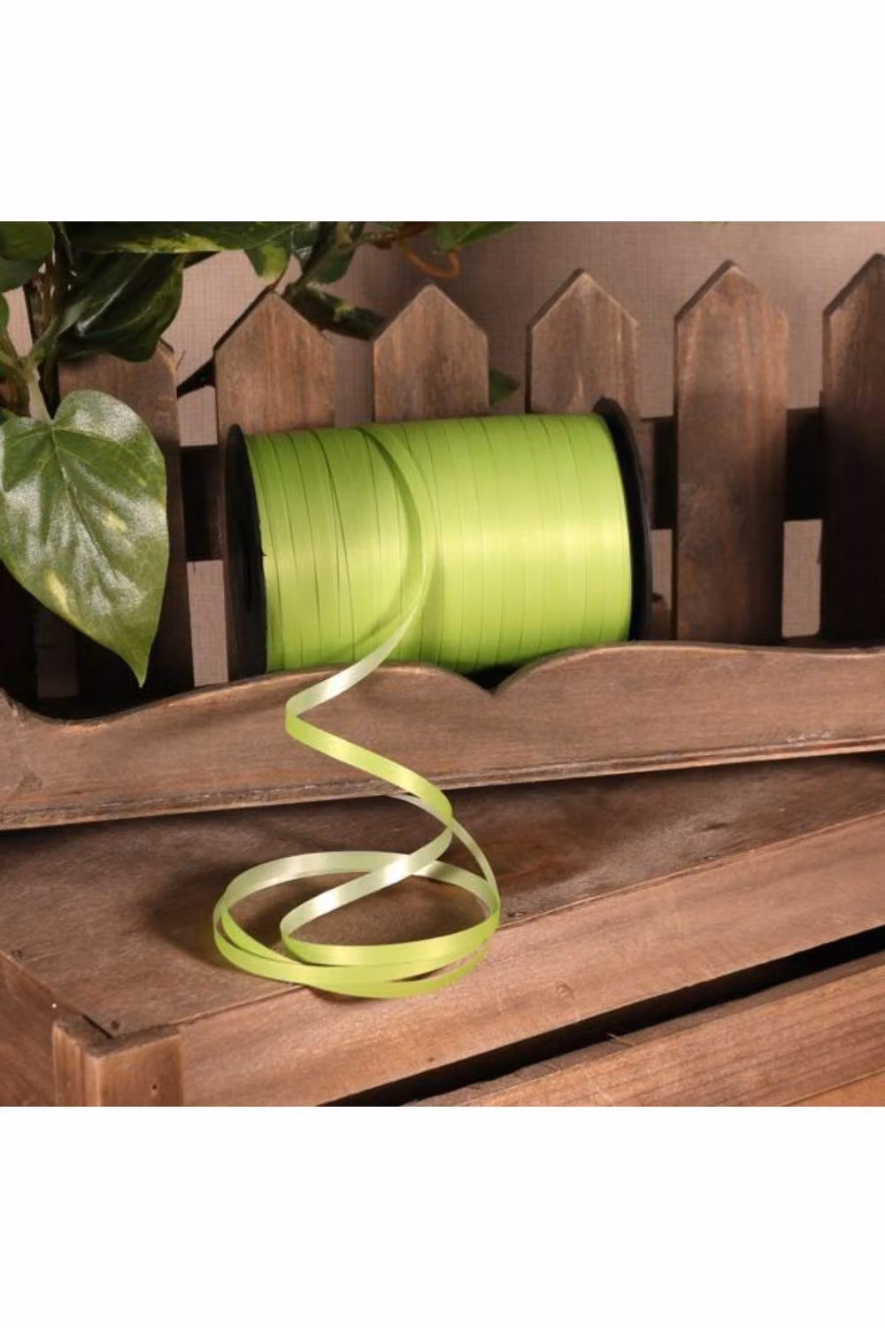 KDMD Matt Lime Green Plastic Curling Ribbon, 4 Pack – 2