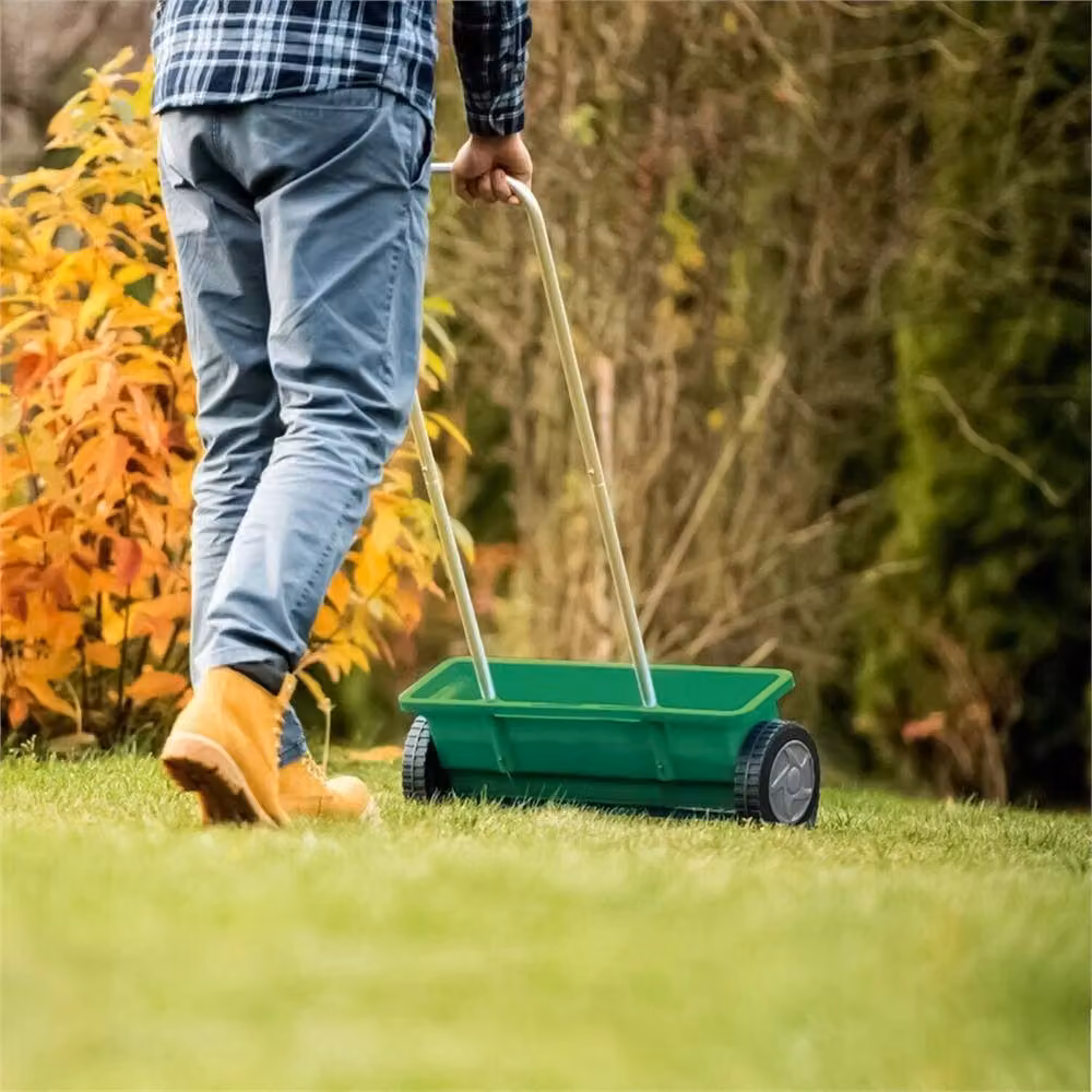 VOGREX 12L Manual Garden Broadcast Spreader for Feed and Seed in Green – 2