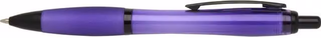 Floso Nash Contrast Detail Recycled Plastic Ballpoint Pen in Purple