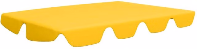 Berkfield Home Replacement PVC-Coated Garden Swing Canopy in Yellow, W/D: 150 x 105 cm, H: 70 cm