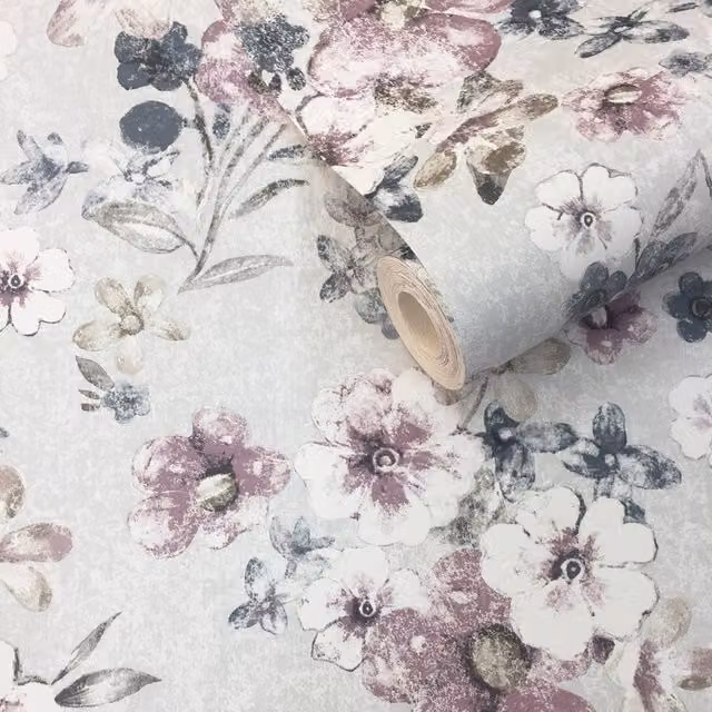 Muriva Olivia Lavender Blue Multicolour