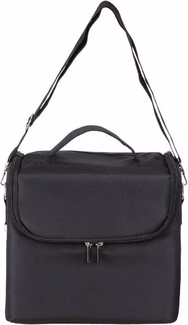 KORVIXA Extra Large Makeup Bag and Beauty Carry Box, Black, W: 50 cm x D: 50 cm x H: 50 cm – 1