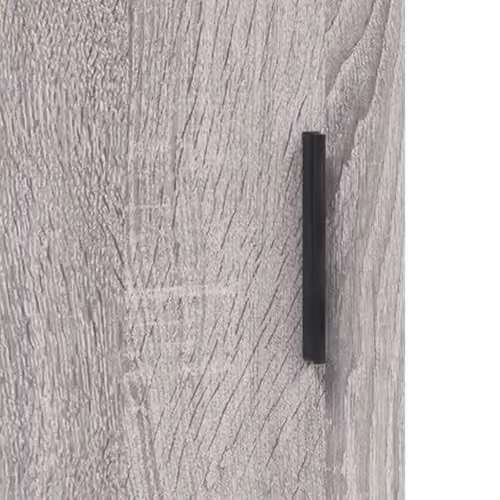 vidaXL Modern Grey Sonoma Highboard with Doors and Drawers, W/D/H: 69.5 x 34 x 180 cm – 3
