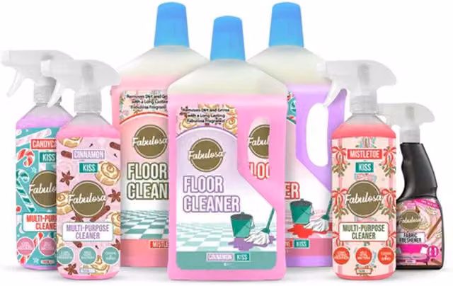 Fabulosa Christmas Cleaning Bundle in Multicolour