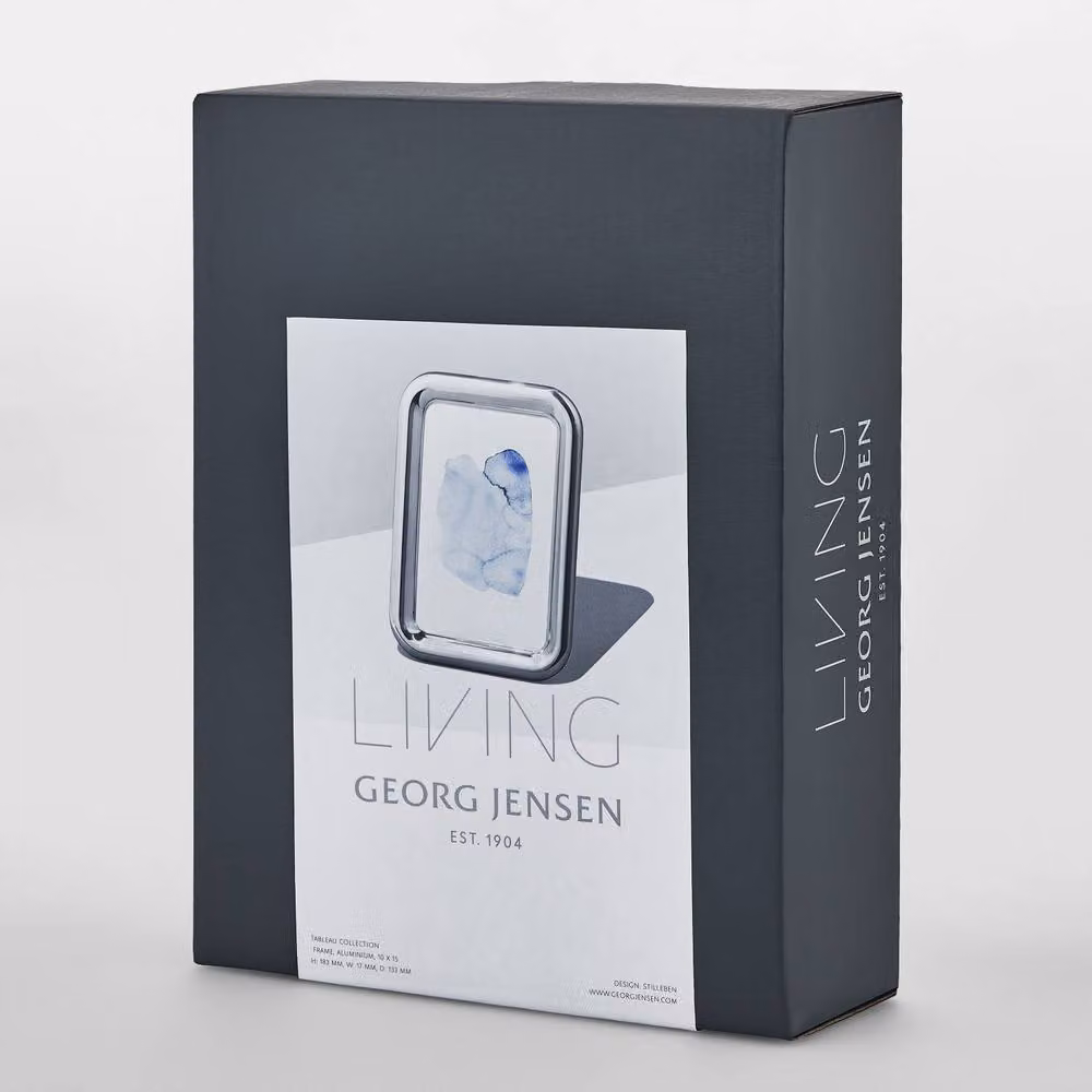 Georg Jensen Tableau Rectangular Aluminum Frame in Silver, W/H: 15 x 10 cm – 2