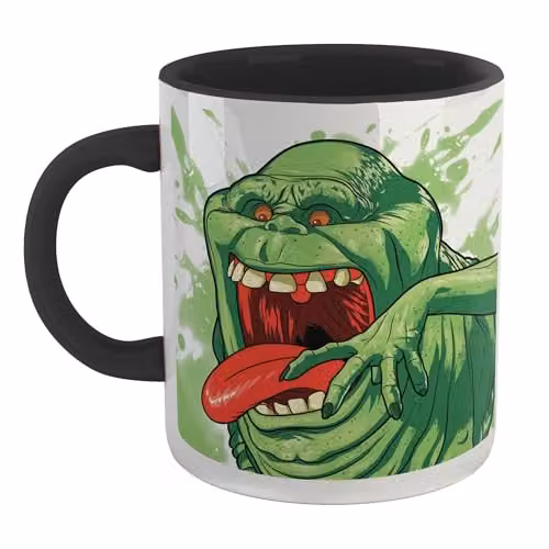 Zavvi Ghostbusters Slimer Ceramic Mug in Black and Multicolour