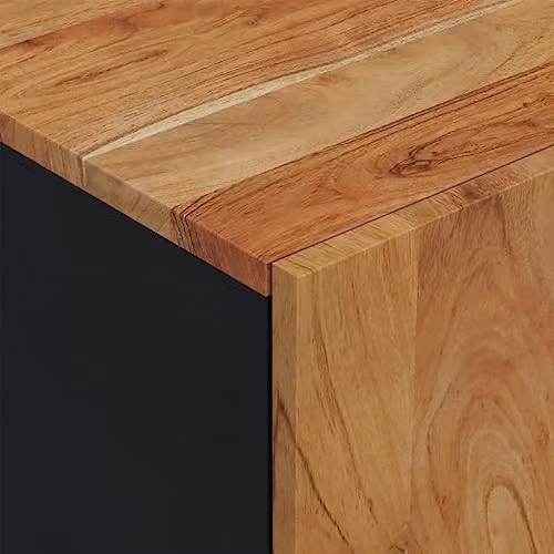 vidaXL Industrial TV Cabinet in Multicolour Reclaimed and Engineered Wood, W/D/H: 80 x 33 x 46 cm – 3