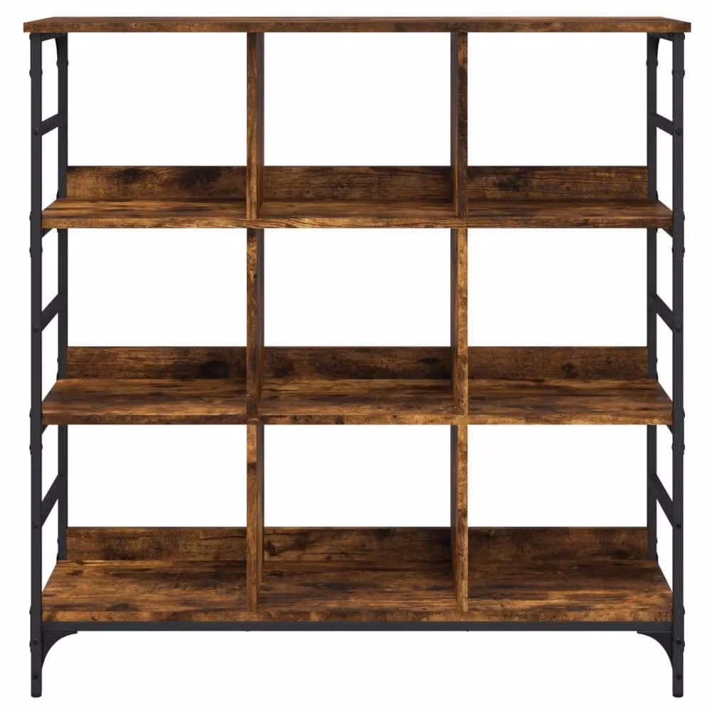 Berkfield Home Smoked Oak Sideboard in Brown, W/D/H: 102 x 32 x 103.5 cm – 3