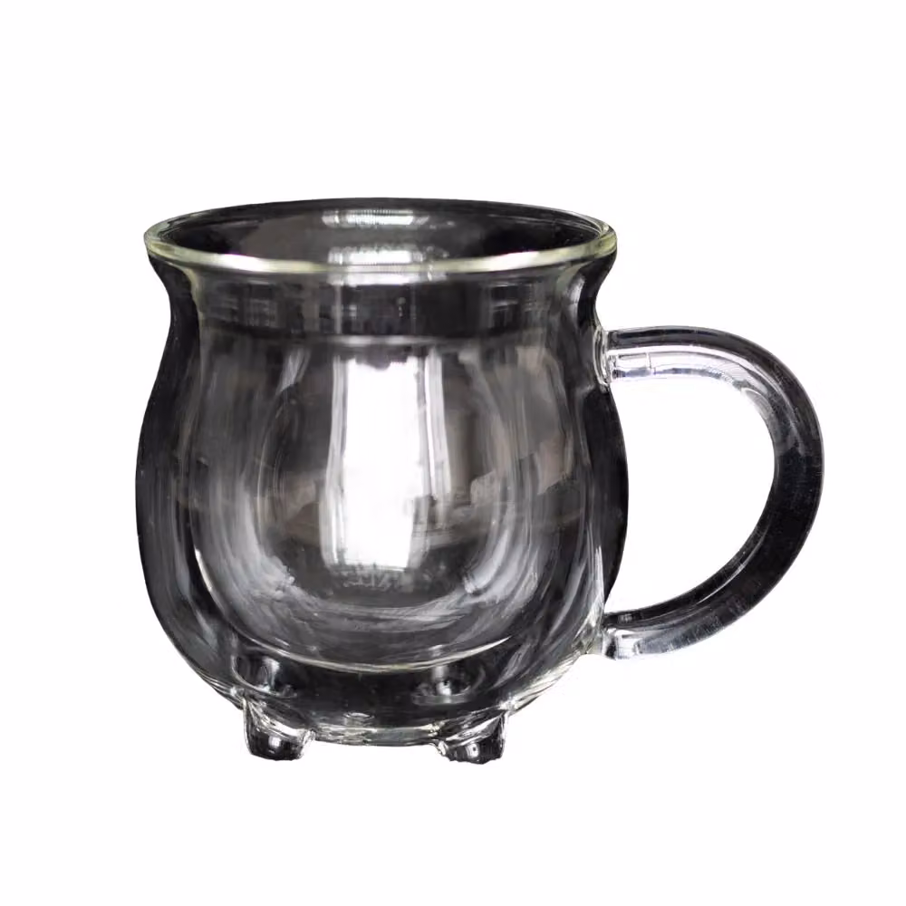 Something Different Clear Double Walled Glass Cauldron Mug – 2