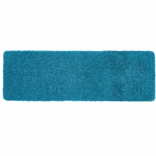 My Mat Non-slip Washable Shaggy Pile Runner in Petrol Turquoise, W: 67 cm, L: 200 cm – 1