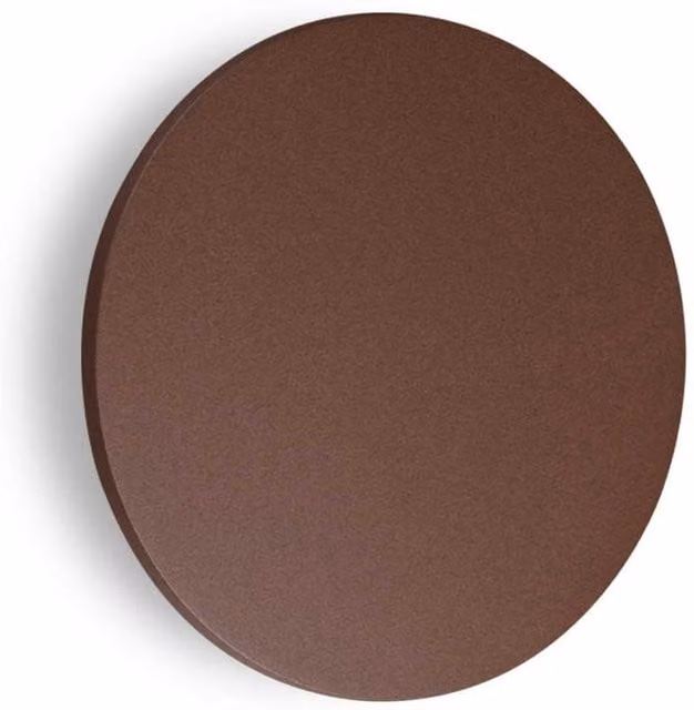 Ideal Lux Punto Integrated LED Outdoor Flush Wall Lamp in Brown