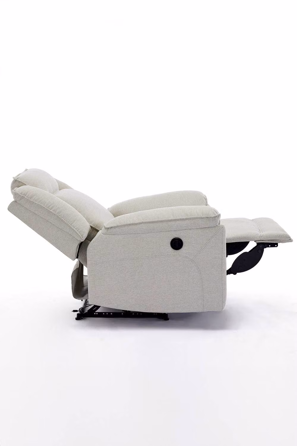 More4Homes Skye Linen Electric Recliner Chair in Beige – 2