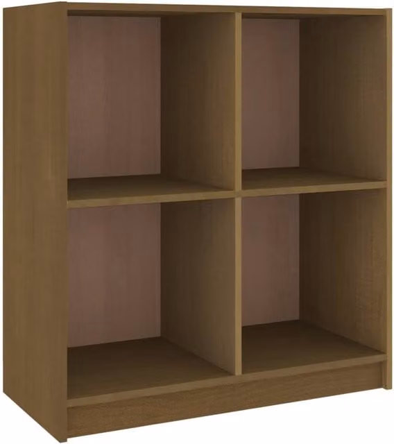 Berkfield Home Modern Solid Pinewood Sideboard in Honey Brown, W/D/H: 70 x 33 x 76 cm – 1