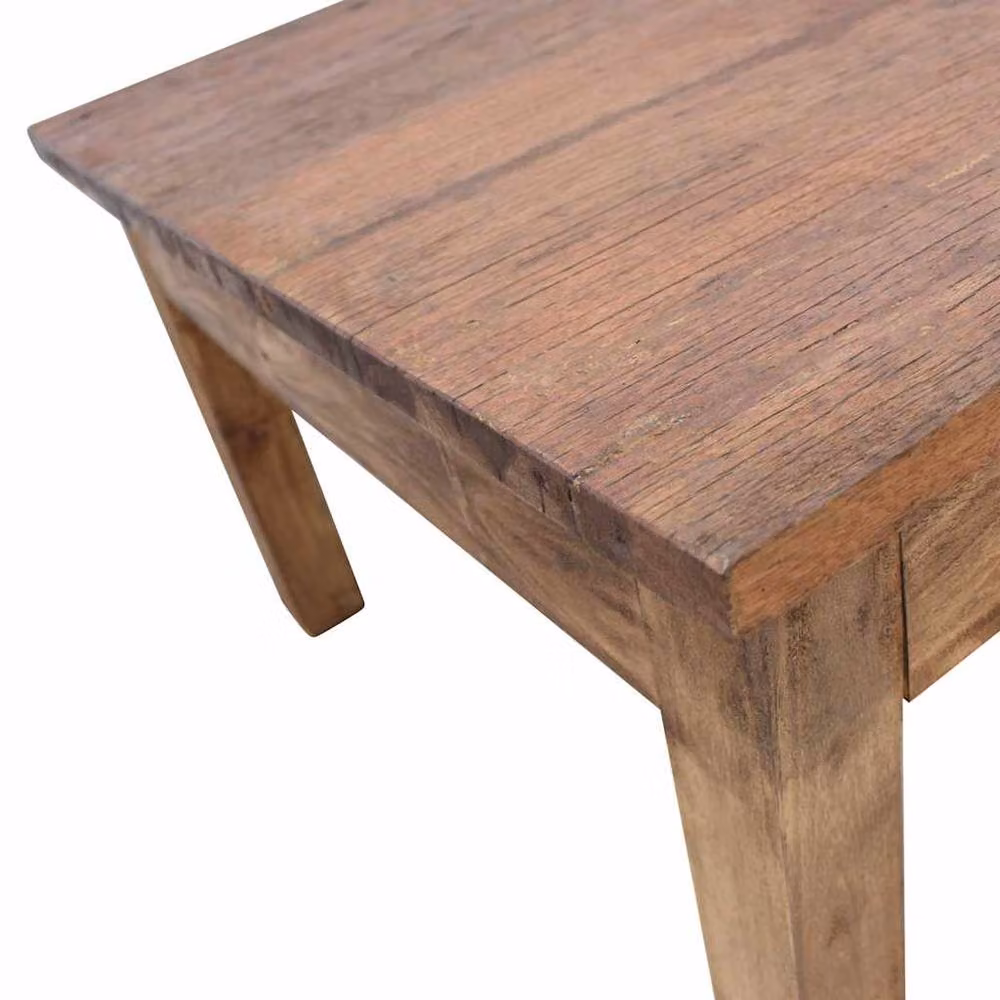 Berkfield Home Rectangular Coffee Table in Brown Solid Reclaimed Wood W: 98 cm, D: 73 cm, H: 45 cm – 3