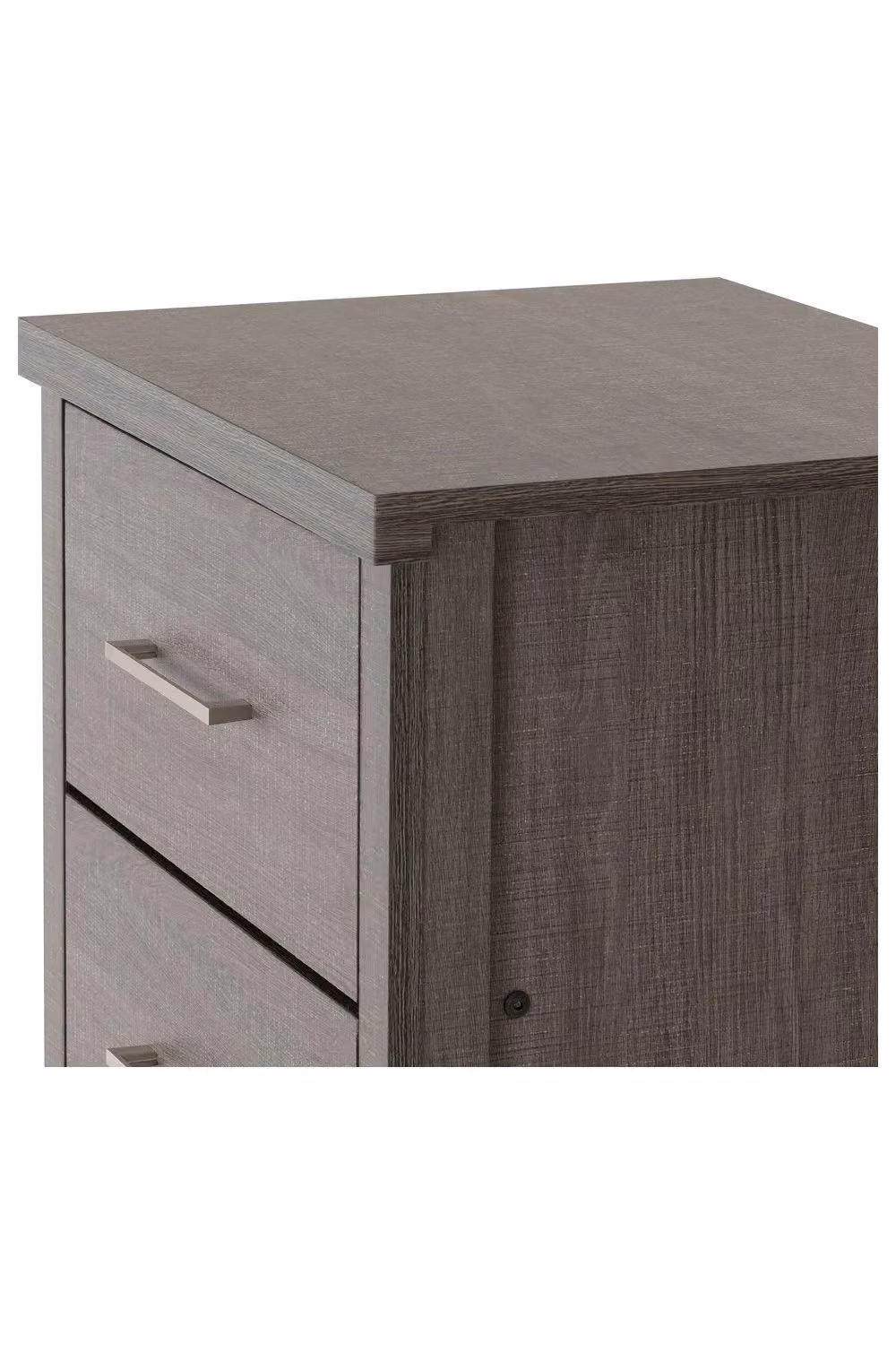Seconique Lisbon 5 Drawer Narrow Chest in Black and Grey – 6