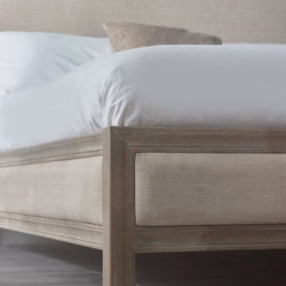 Cheshire Premium Topaz Upholstered Bed in Light Sand, King Size (150 cm) – 3