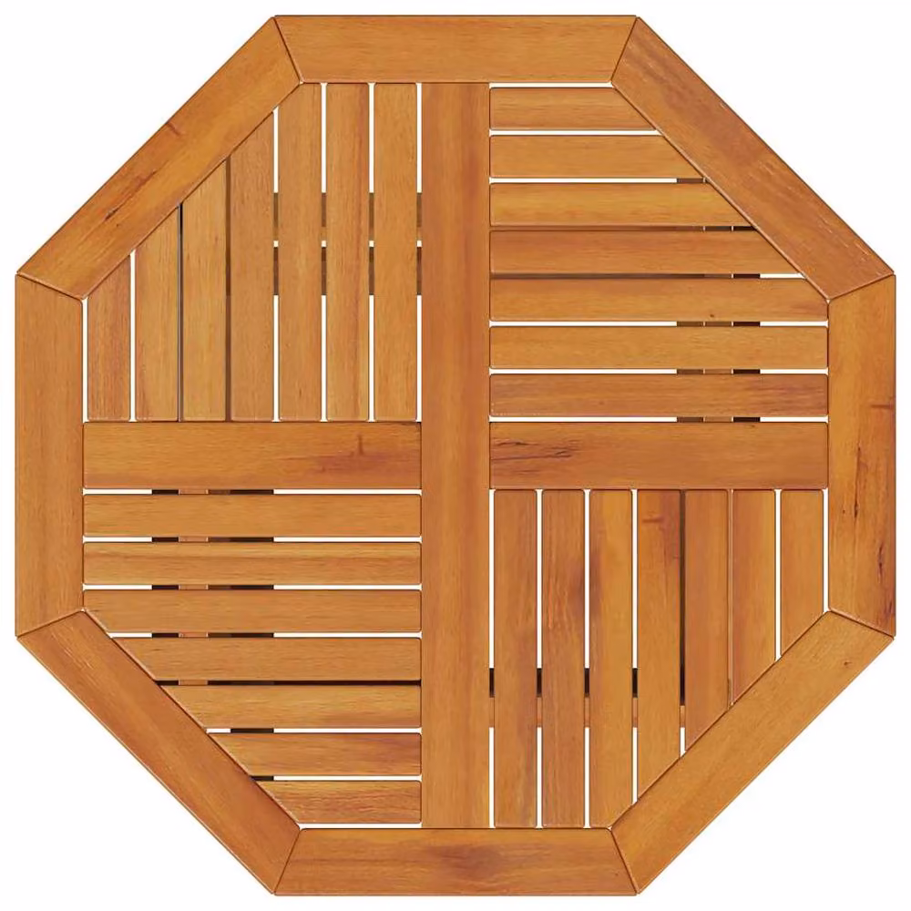 Berkfield Home Beautiful Folding Garden Table in Brown Solid Acacia Wood W: 70 cm, D: 70 cm, H: 75 cm – 4