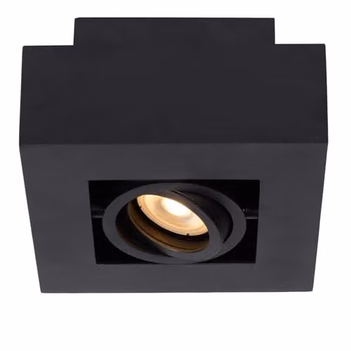 Lucide Xirax Black LED Ceiling Spotlight with Dim to Warm Function, GU10, 5W – 3