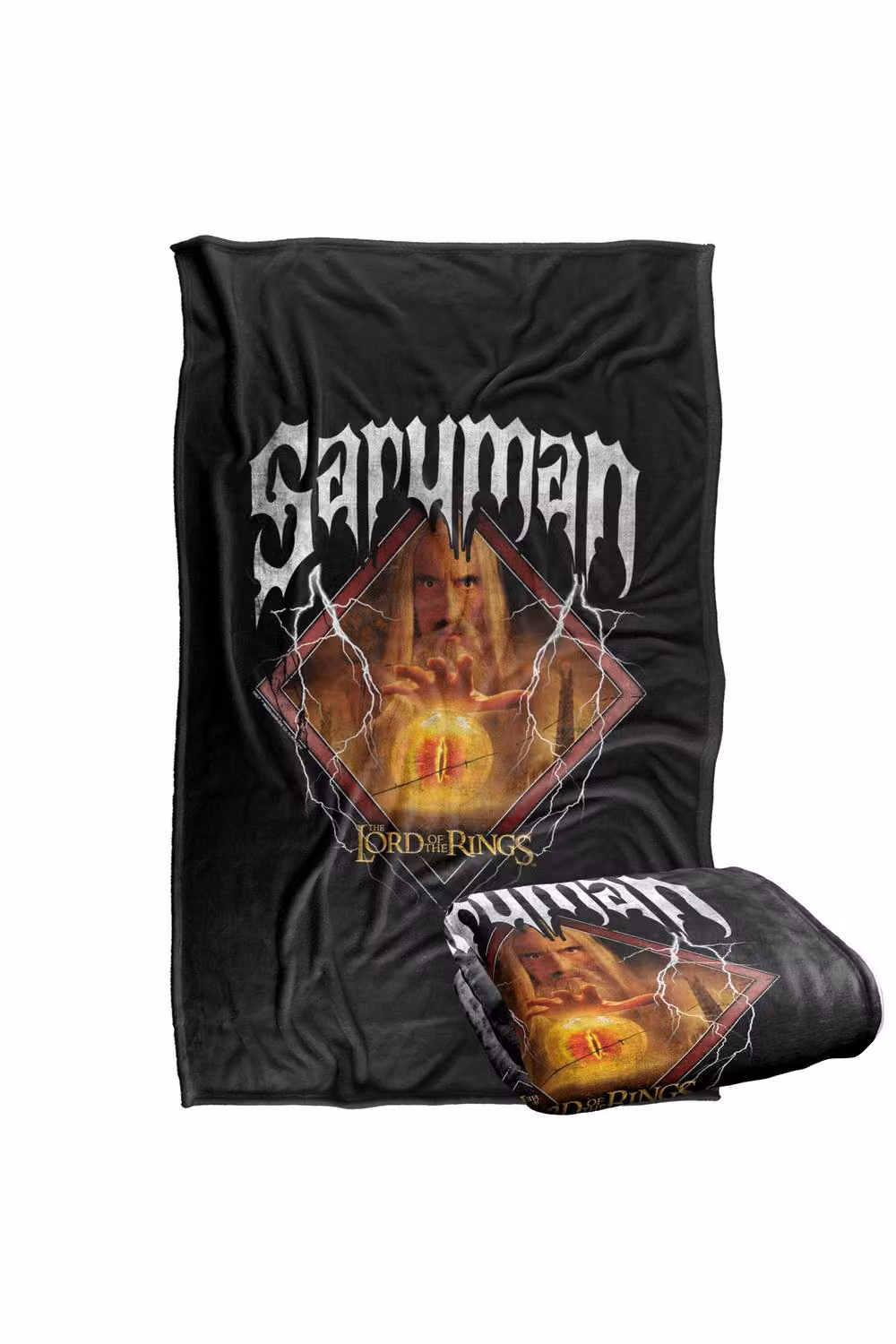 LOGOVISION The Lord Of The Rings Saruman Band Super Soft Fleece Throw Blanket, Multicolour, W: 152 cm, D: 127 cm – 7