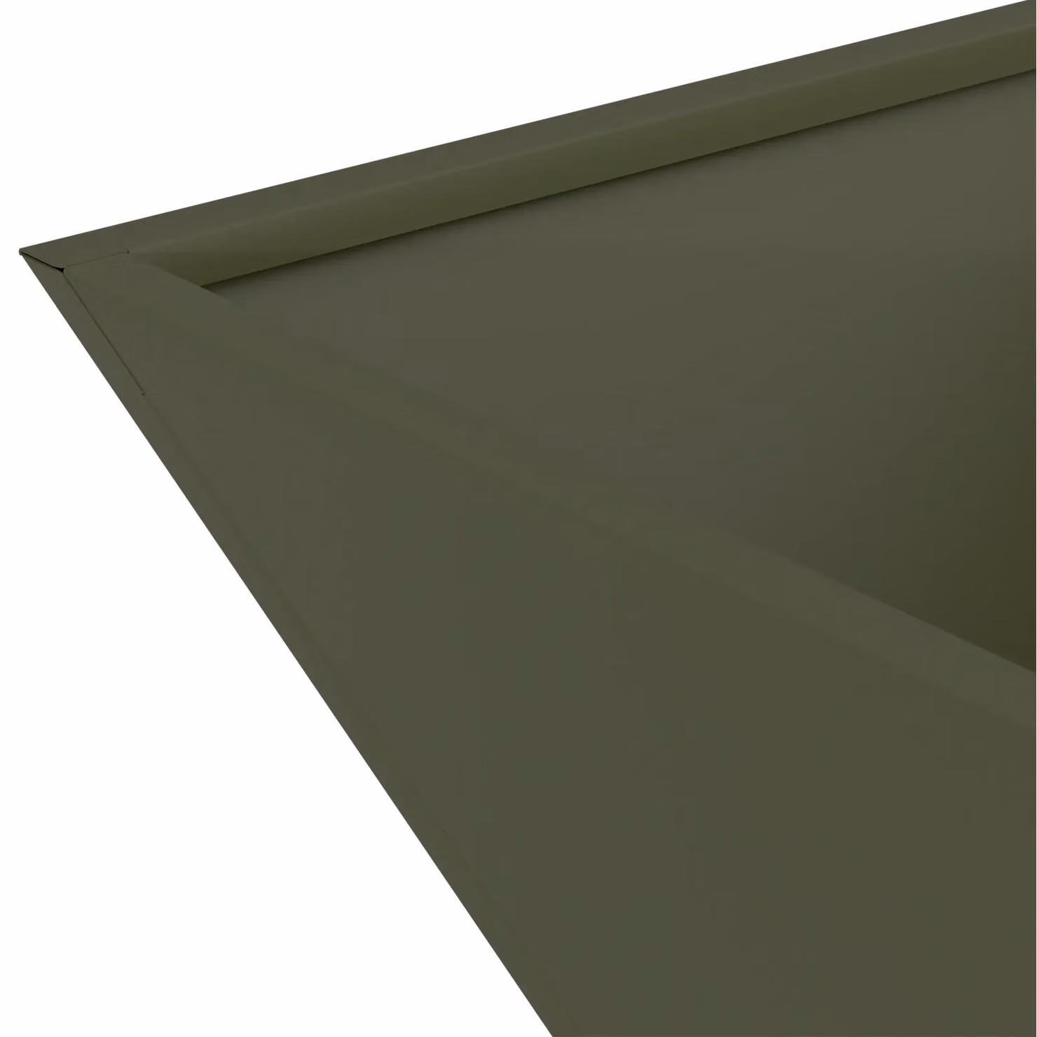 Berkfield Home Garden Steel Bowl Planters, 5 Piece Set, Green, W/D/H: 40 x 40 x 15 cm – 6