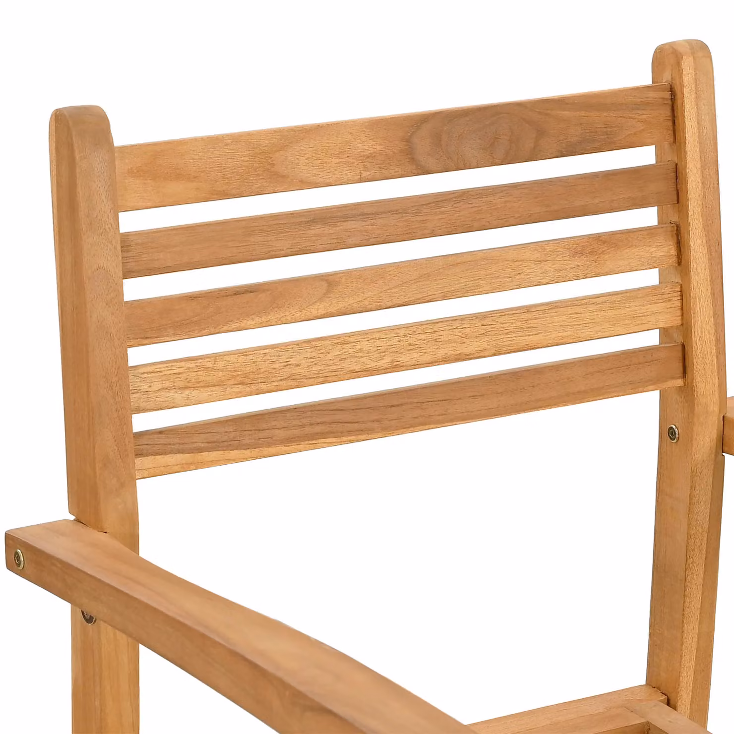 Berkfield Home Set of 8 Stacking Garden Chairs in Brown Teak Wood, W/D/H: 55.5 x 55.5 x 90 cm – 5