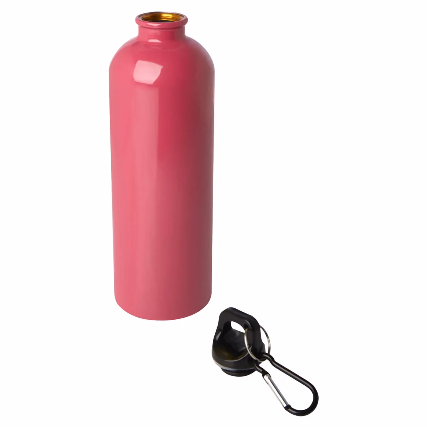 Floso Oregon Stainless Steel Single Wall Water Bottle with Carry Handle, 750 ml, Pink – 2