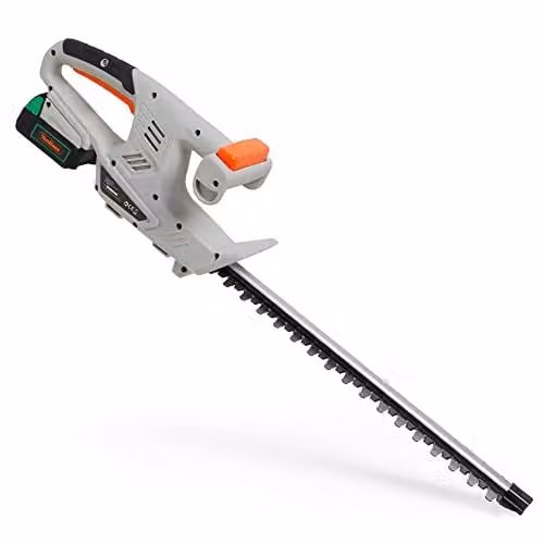 VonHaus 12V Cordless Reciprocating Hedge Trimmer in Grey with Rechargeable Battery – 1