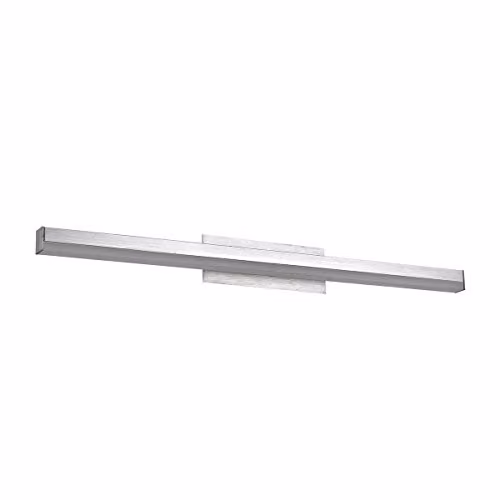 Italux Modern LED Wall Lamp in Brushed Silver with Warm White 3000K Light