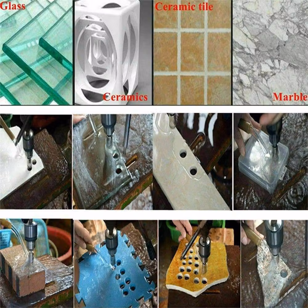 Nordara 30-Piece Diamond Hole Saw Drill Bit Set in Silver for Tile, Glass and Marble – 3