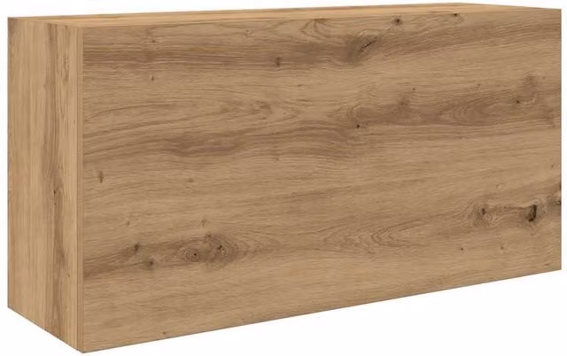 Berkfield Home Artisan Oak Bathroom Wall Cabinet, Brown, W: 80 cm, D: 25 cm, H: 40 cm – 1