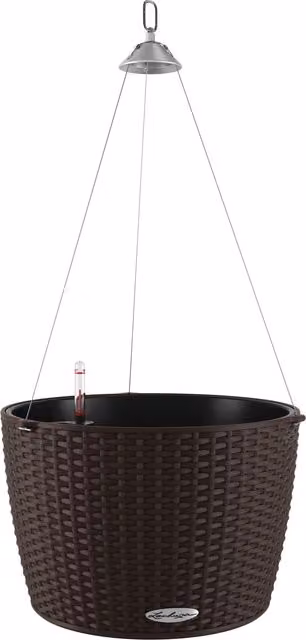 Lechuza Hanging Basket Planter, Brown, Diameter: 55 cm