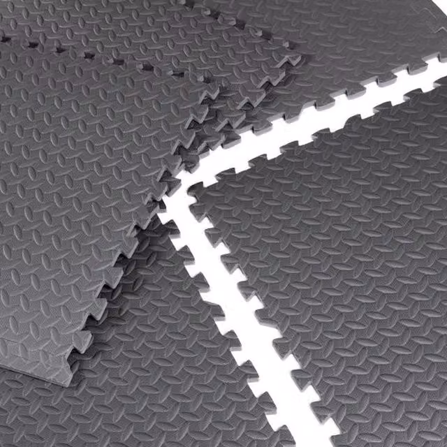 Nicoman Grey EVA Foam Protective Floor Tiles, 72 Pack