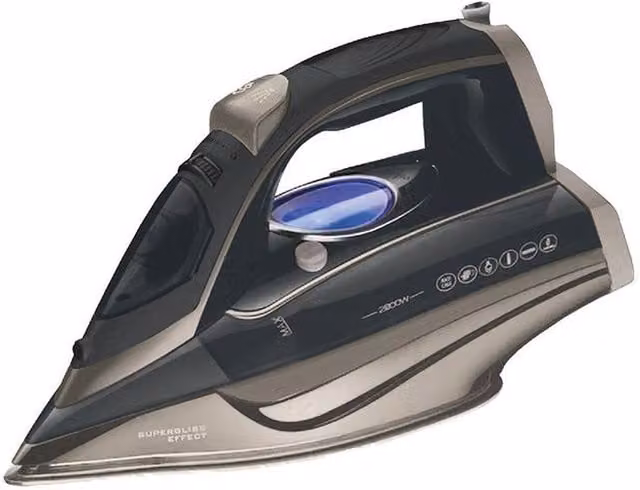 Beldray 2500W Single Temperature Steam Iron with Auto Shut-off, Blue