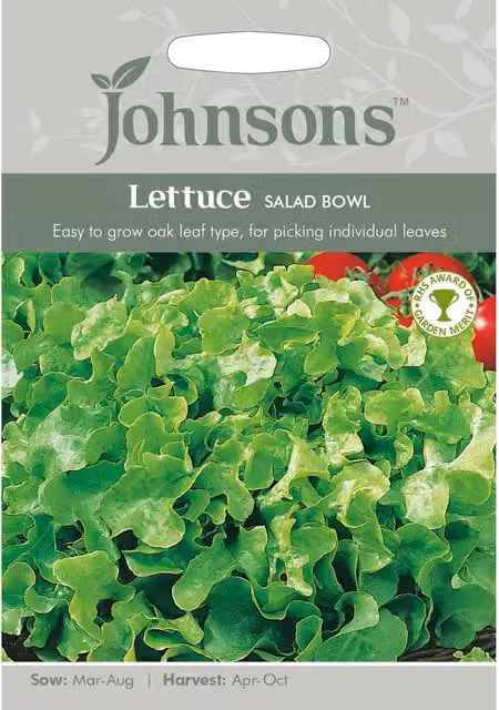 Johnsons Salad Bowl Lettuce Vegetable Seeds