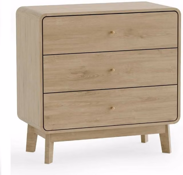 Cheshire Premium Freya 3 Drawer Chest in Beige – 1