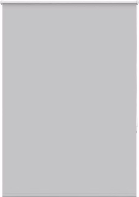 Berkfield Home Blackout Roller Blind in Light Grey, Thermal Insulating Polyester, W: 115 cm x H: 150 cm