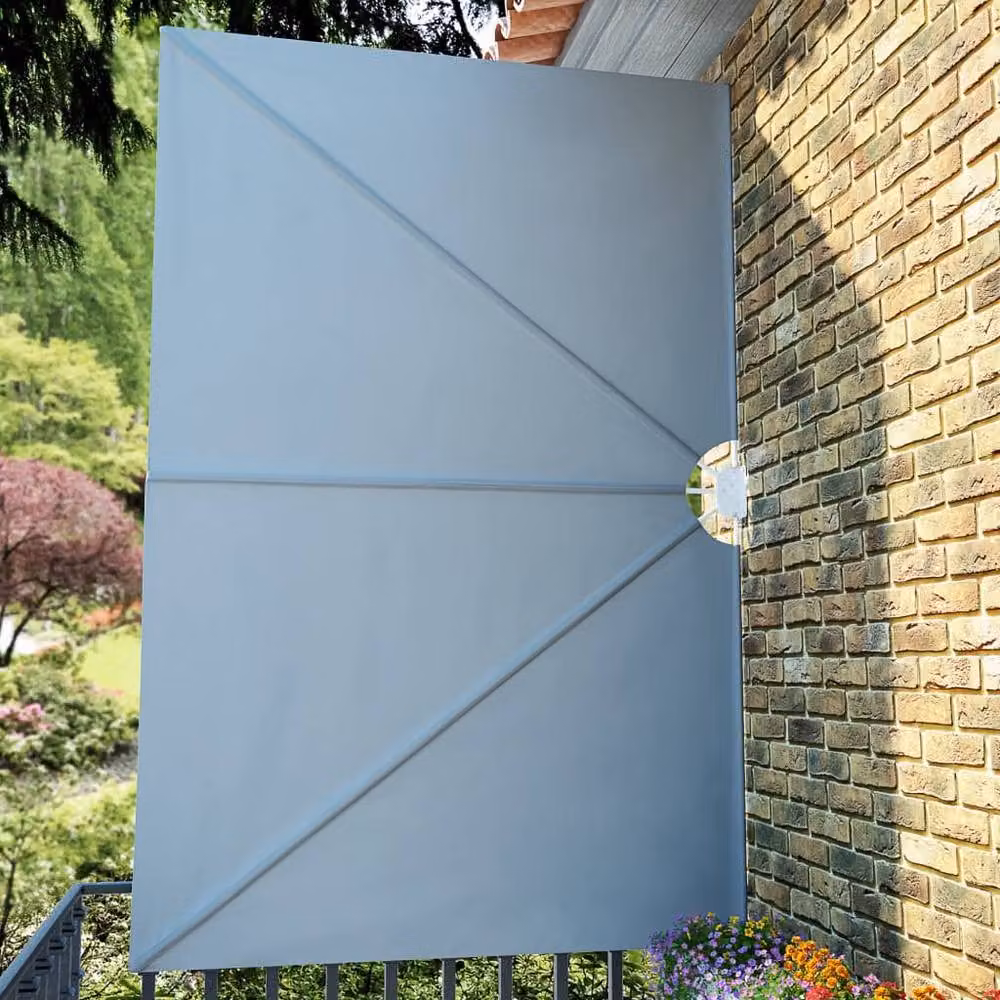 Berkfield Home Collapsible Terrace Side Awning in Grey, W/D/H: 300 x 200 x 200 cm – 3